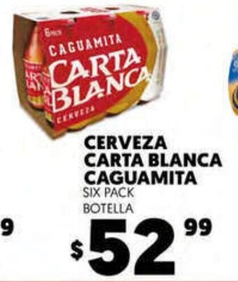 Merco Cerveza Carta Blanca Caguamita Six Pack Botella oferta