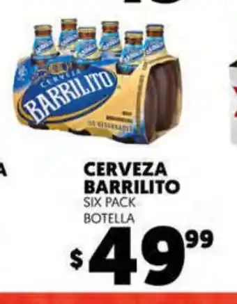Merco Cerveza Barrilito Six Pack Botella oferta
