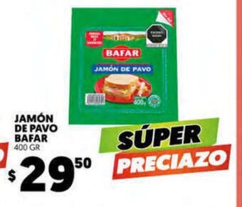 Merco Jamon de Pavo Bafar 400 gr oferta
