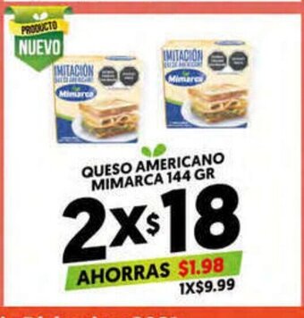 Merco Queso Americano Mimarca 144 gr oferta