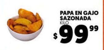 Merco Papa en Gajo Sazonada Kilo oferta
