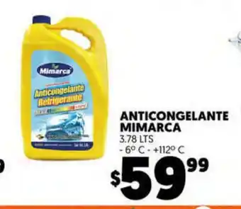 Anticongelante Mimarca 3.78 Lts