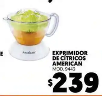 Exprimidor de Citricos American