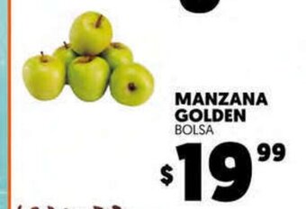 Merco Manzana Golden Bolsa oferta