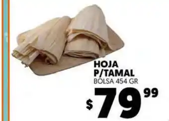 Merco Hoja P/Tamal Bolsa 454 gr oferta