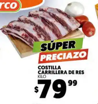 Costilla Carrillera de Res Kilo
