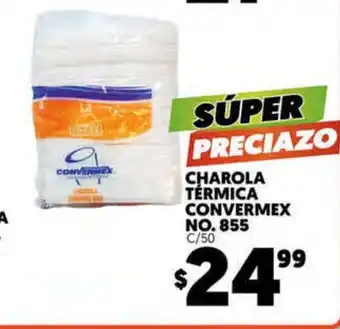 Merco Charola Termica Convermex No. 855 c/50 oferta