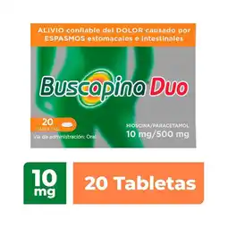 Farmacias Benavides 10 mg Hioscina/500 mg Paracetamol oferta