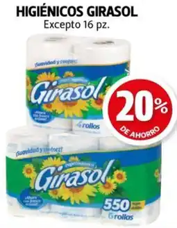 Farmacias Guadalajara Girasol higiénicos excepto oferta