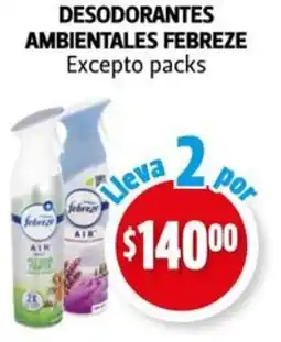 Farmacias Guadalajara Febreze desodorantes ambientales oferta