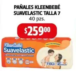 Farmacias Guadalajara Kleenbebé pañales suavelastic oferta