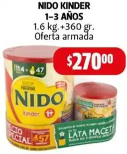 Farmacias Guadalajara Nido kinder 1-3 años oferta