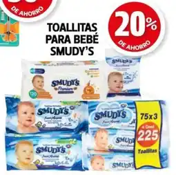 Farmacias Guadalajara Smudys toallitas para bebé oferta