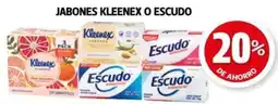 Farmacias Guadalajara Kleenex o escudo jabones oferta