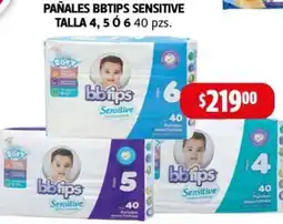 Farmacias Guadalajara Bbtips sensitive pañales oferta