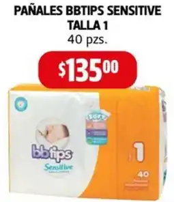 Farmacias Guadalajara Bbtips sensitive pañales oferta