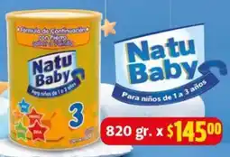 Farmacias Guadalajara Natu baby 3 oferta