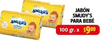 Farmacias Guadalajara Smudy's jabón para bebé oferta