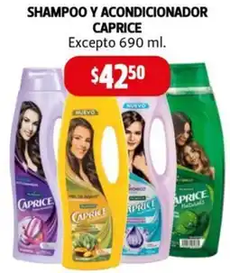 Farmacias Guadalajara Caprice shampoo y acondicionador oferta