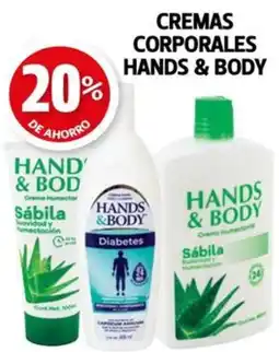 Farmacias Guadalajara Hands & body cremas corporales oferta