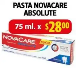 Farmacias Guadalajara Novacare absolute pasta oferta