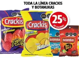 Farmacias Guadalajara Crackis y botanukas toda la línea oferta