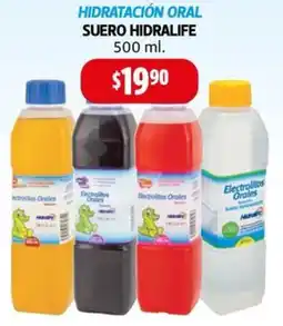 Farmacias Guadalajara Electroles orales hidratación oral suero hidralife oferta