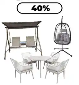 HEB En sets de patios, columpios y camastros oferta