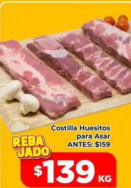 HEB Costilla huesitos para asar oferta