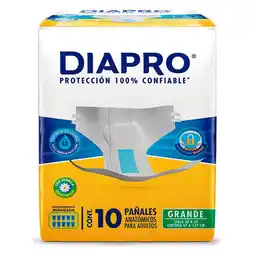 Farmacias YZA Diapro Adulto Básico Grande 10 Unidades oferta