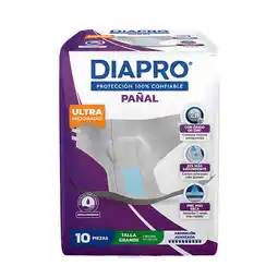 Farmacias YZA Diapro Adulto Básico Grande 10 Unidades oferta