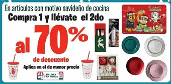 HEB Articulos con motivo navideño de cocina oferta