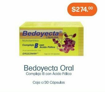Bedoyecta oral cap caj c/30