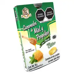 Farmacias Bazar CARAMELOS DE MIEL Y PROPOLEO SABOR CLASICO 36GR LA TIA TRINI (IEPS) oferta