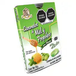 Farmacias Bazar CARAMELOS DE MIEL Y PROPOLEO SABOR LIMON 36GR LA TIA TRINI (IEPS) oferta