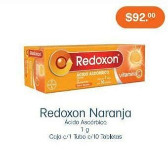Farmacias Especializadas Redoxon 1gr com tub c/10 naranja oferta