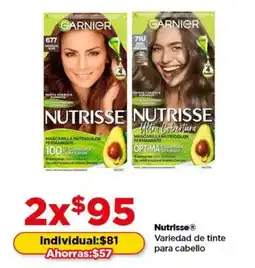 Bodega Aurrerá Nutrisse tinte para cabello oferta