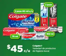 Bodega Aurrerá Colgate variedad de productos bucal oferta