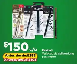 Bodega Aurrerá Revlon variedad de delineadores para rostro oferta