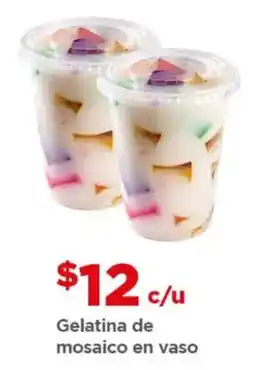 Bodega Aurrerá Gelatina de mosaico en vaso oferta