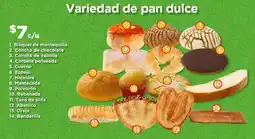 Bodega Aurrerá Variedad de pan dulce oferta