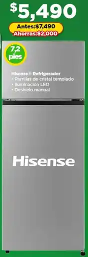 Bodega Aurrerá Hisense Refrigerador oferta