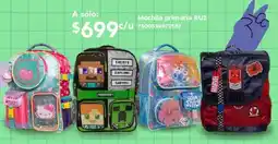 City Club Ruz kitty mochila primaria oferta