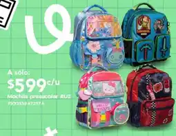 City Club Ruz mochila preescolar oferta