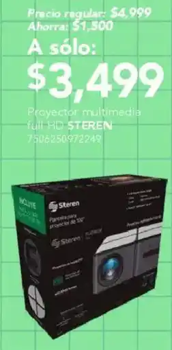 City Club Steren proyector multimedia full hd oferta