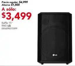 City Club Lg baffle 15" rm2 oferta