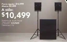 City Club Kegner sistema de audio lineal oferta