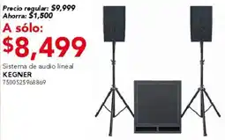 City Club Kegner sistema de audio lineal oferta