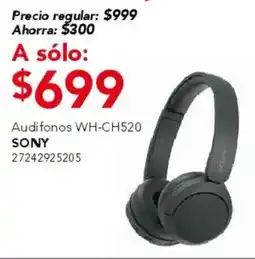 City Club Sony audífonos wh-ch520 oferta