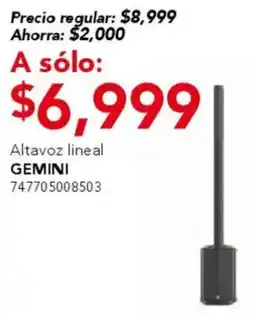City Club Gemini altavoz lineal oferta
